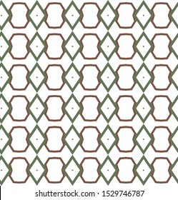 Seamless vector pattern. Background texture in geometric ornamental style.