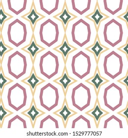 Seamless vector pattern. Background texture in geometric ornamental style.