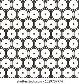 Seamless vector pattern. Background texture in geometric ornamental style.