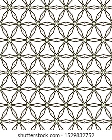 Seamless vector pattern. Background texture in geometric ornamental style.