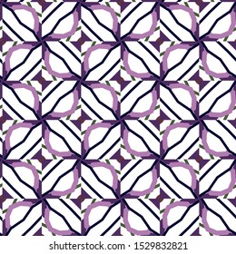 Seamless vector pattern. Background texture in geometric ornamental style.