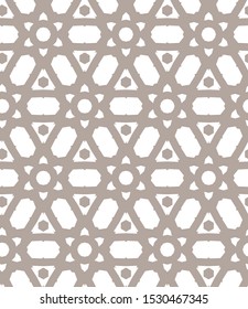 Seamless vector pattern. Background texture in geometric ornamental style.