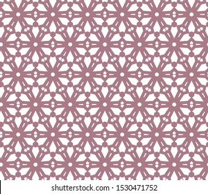 Seamless vector pattern. Background texture in geometric ornamental style.