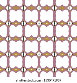 Seamless vector pattern. Background texture in geometric ornamental style.
