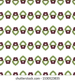 Seamless vector pattern. Background texture in geometric ornamental style.