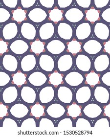 Seamless vector pattern. Background texture in geometric ornamental style.