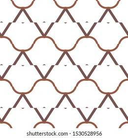 Seamless vector pattern. Background texture in geometric ornamental style.