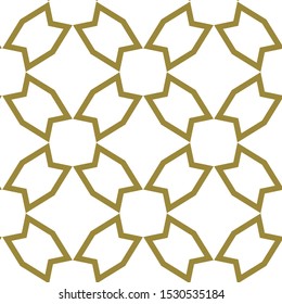 Seamless vector pattern. Background texture in geometric ornamental style.