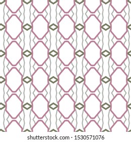 Seamless vector pattern. Background texture in geometric ornamental style.
