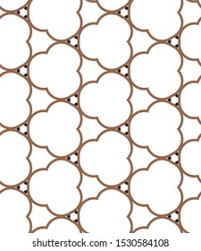 Seamless vector pattern. Background texture in geometric ornamental style.