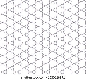 Seamless vector pattern. Background texture in geometric ornamental style.