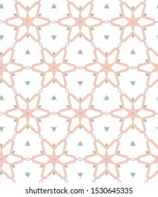 Seamless vector pattern. Background texture in geometric ornamental style.