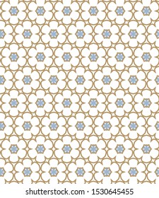 Seamless vector pattern. Background texture in geometric ornamental style.
