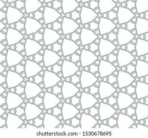 Seamless vector pattern. Background texture in geometric ornamental style.