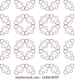 Seamless vector pattern. Background texture in geometric ornamental style.