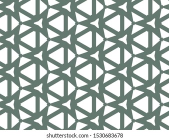 Seamless vector pattern. Background texture in geometric ornamental style.