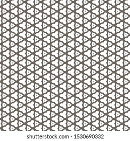 Seamless vector pattern. Background texture in geometric ornamental style.