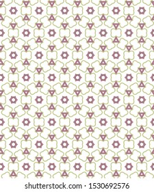 Seamless vector pattern. Background texture in geometric ornamental style.