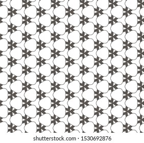Seamless vector pattern. Background texture in geometric ornamental style.