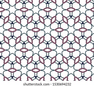 Seamless vector pattern. Background texture in geometric ornamental style.