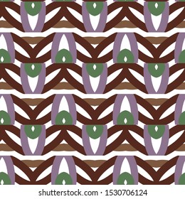 Seamless vector pattern. Background texture in geometric ornamental style.