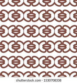 Seamless vector pattern. Background texture in geometric ornamental style.