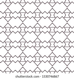 Seamless vector pattern. Background texture in geometric ornamental style.