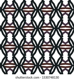Seamless vector pattern. Background texture in geometric ornamental style.