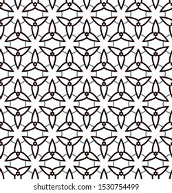 Seamless vector pattern. Background texture in geometric ornamental style.