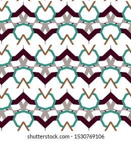 Seamless vector pattern. Background texture in geometric ornamental style.