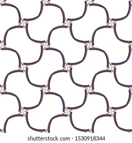 Seamless vector pattern. Background texture in geometric ornamental style.