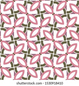 Seamless vector pattern. Background texture in geometric ornamental style.