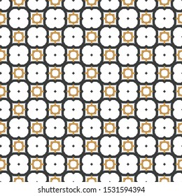 Seamless vector pattern. Background texture in geometric ornamental style.