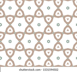 Seamless vector pattern. Background texture in geometric ornamental style.