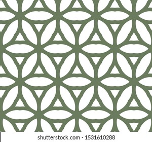 Seamless vector pattern. Background texture in geometric ornamental style.