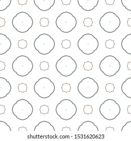 Seamless vector pattern. Background texture in geometric ornamental style.