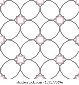 Seamless vector pattern. Background texture in geometric ornamental style.