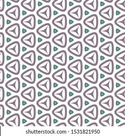 Seamless vector pattern. Background texture in geometric ornamental style.