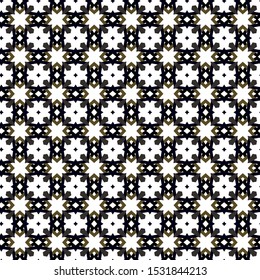 Seamless vector pattern. Background texture in geometric ornamental style.