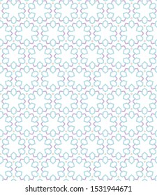 Seamless vector pattern. Background texture in geometric ornamental style.