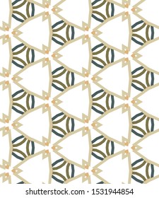Seamless vector pattern. Background texture in geometric ornamental style.