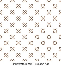 Seamless vector pattern. Background texture in geometric ornamental style.