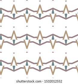 Seamless vector pattern. Background texture in geometric ornamental style.