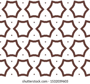 Seamless vector pattern. Background texture in geometric ornamental style.