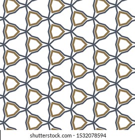 Seamless vector pattern. Background texture in geometric ornamental style.
