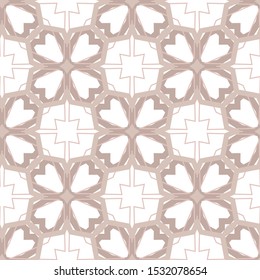 Seamless vector pattern. Background texture in geometric ornamental style.