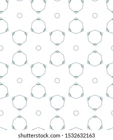 Seamless vector pattern. Background texture in geometric ornamental style.