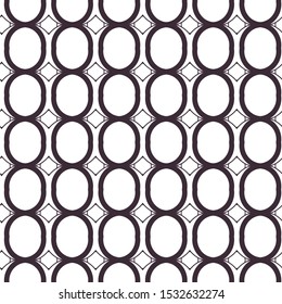 Seamless vector pattern. Background texture in geometric ornamental style.
