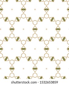 Seamless vector pattern. Background texture in geometric ornamental style.