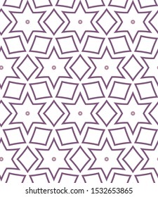 Seamless vector pattern. Background texture in geometric ornamental style.